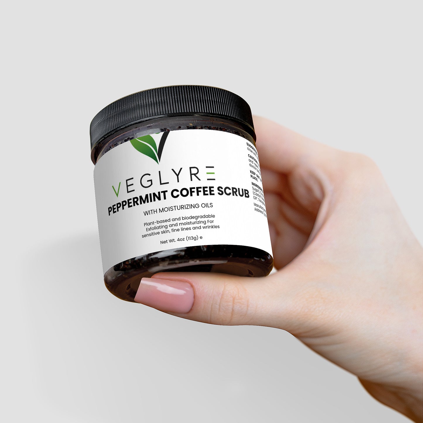 Peppermint Coffee Scrub