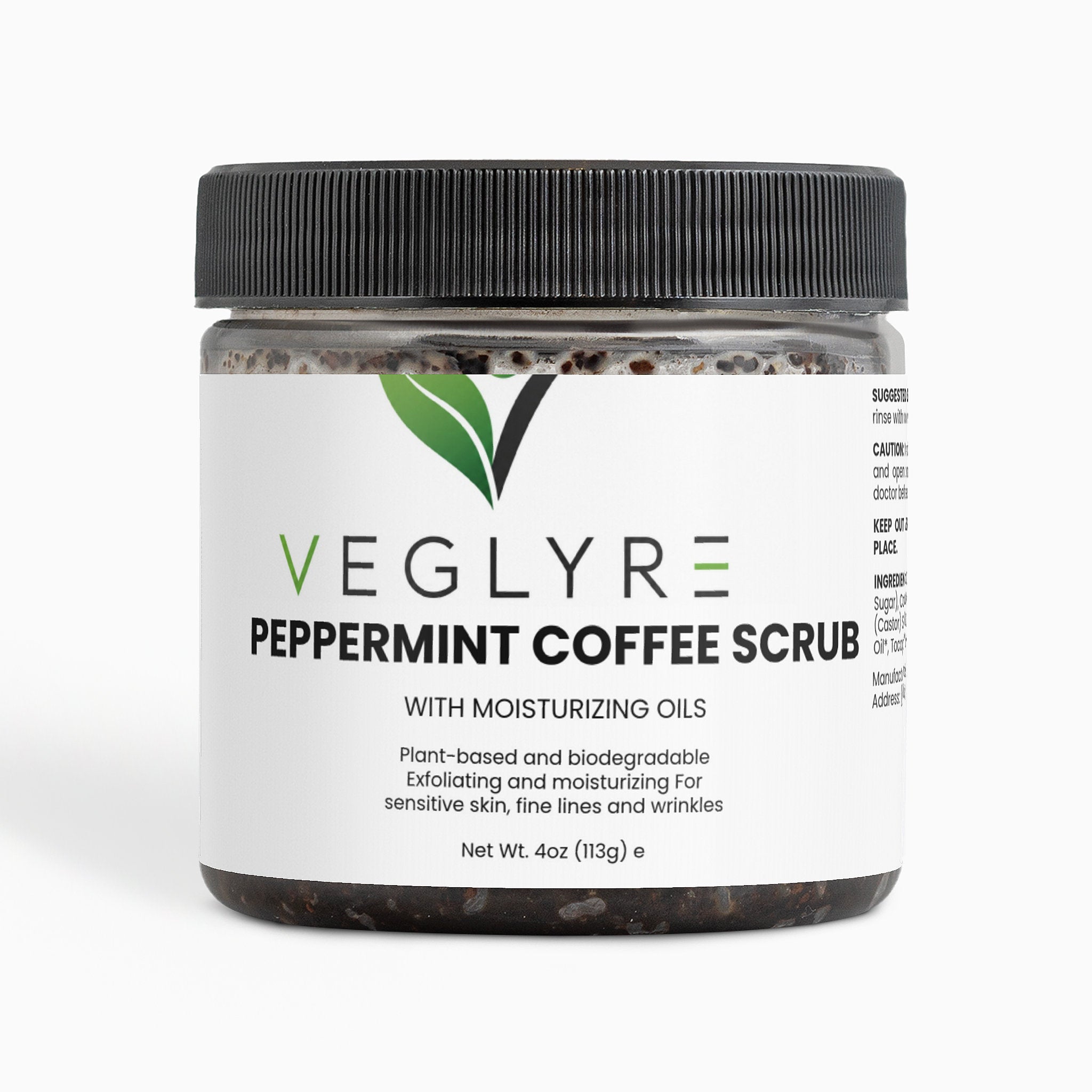 Peppermint Coffee Scrub